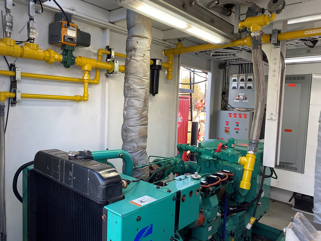 Natural Gas Turbo Generator Rental